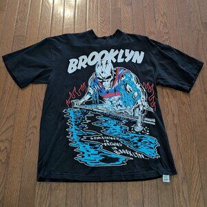 Warren Lotas Something's Brewing in Brooklyn T-Shirt - Size M